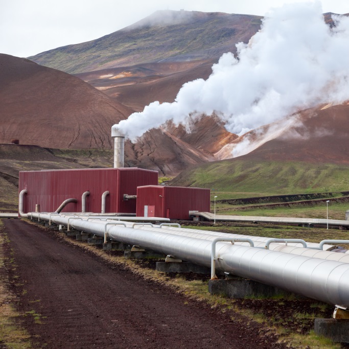 Geothermal pump operation in the hills